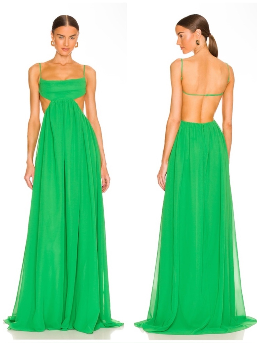 SAU LEE x REVOLVE Giselle Dress in Light Apple Green Size 2 - Picture 1 of 13